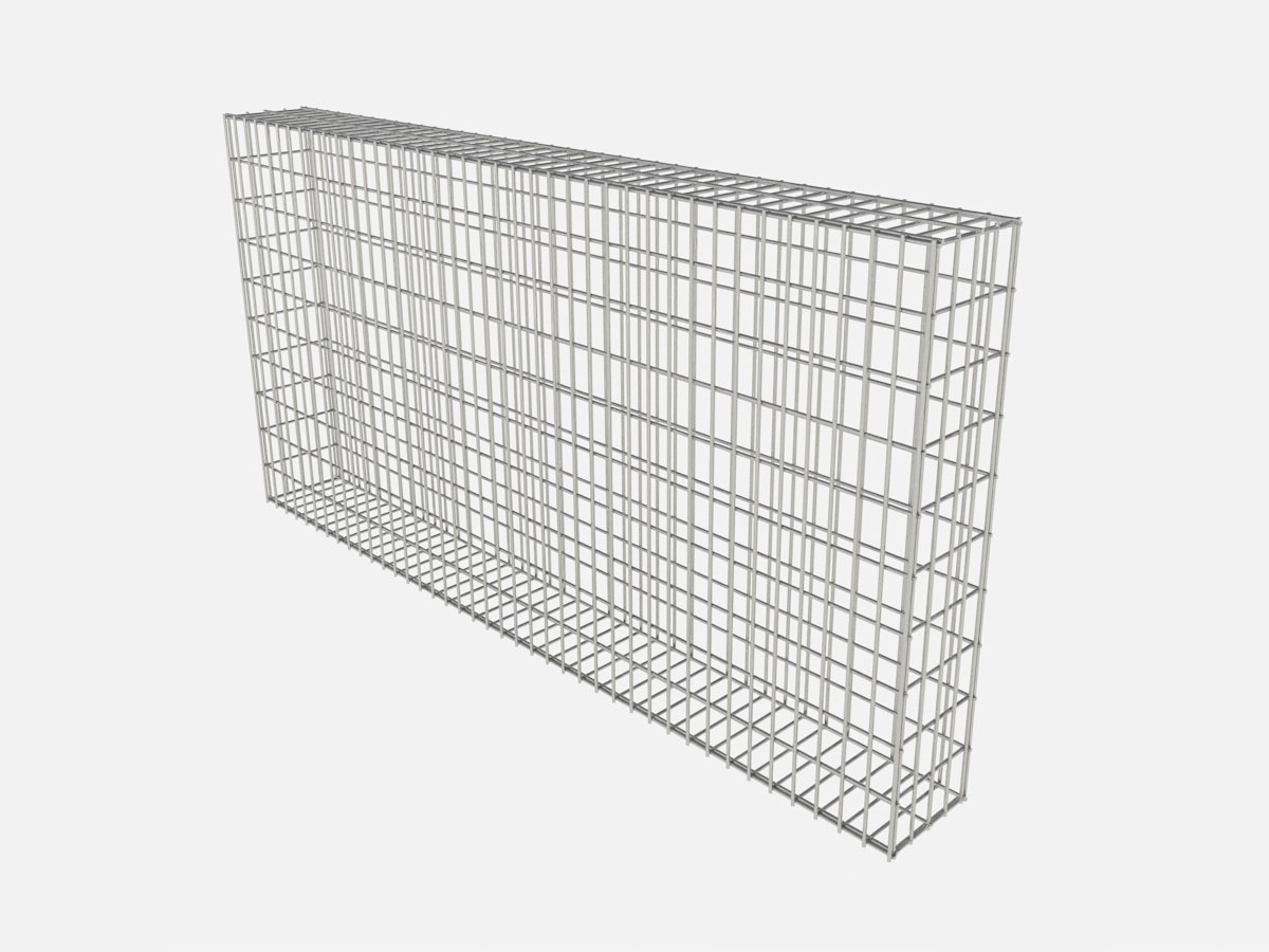 Gabione 200 x 100 x 20 cm